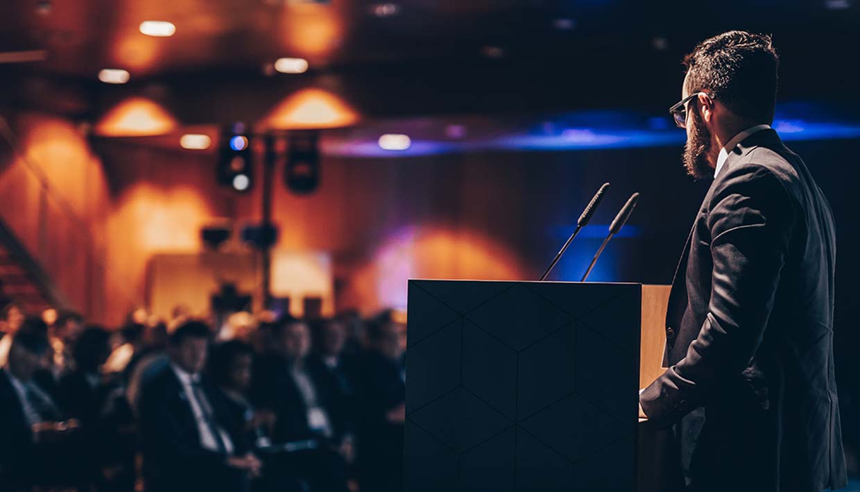 Organización integral de eventos corporativos y empresarios.